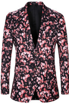 Costume de luxe noir marque blazers occasionnels printemps