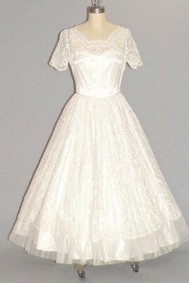 Robe de mariée sage naturel a salle intérieure fermeutre eclair broder