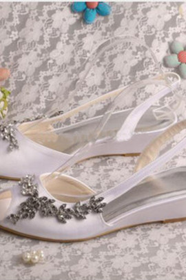 Chaussures de mariage taille réelle du talon 2.17 pouce charmante hiver