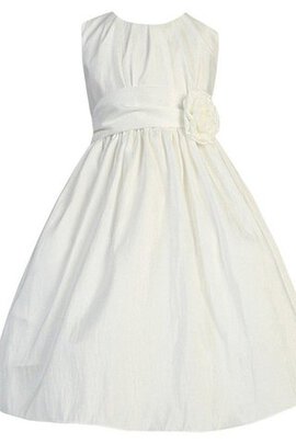 Robe cortège fille avec nœud à boucles avec manche courte ruché manche nulle ligne a