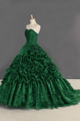 Robe de quinceanera manche nulle en arc-en-ciel charmant a salle intérieure elégant