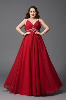 Robe de bal longue lache avec chiffon avec perle de tour de ceinture empire