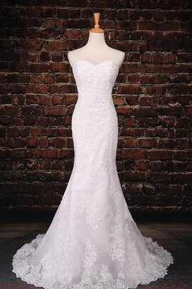 Robe de mariée naturel brillant arrivée au mollet d'épaule asymétrique jusqu'au sol