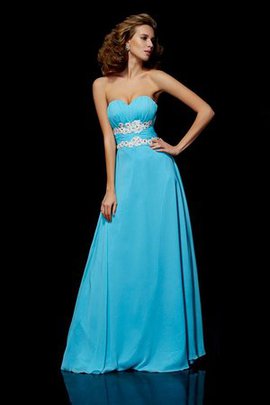 Robe de bal longue ligne a avec chiffon appliques de princesse