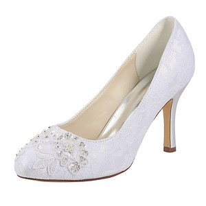 Chaussures de mariage talons hauts éternel taille réelle du talon 3.54 pouce hiver