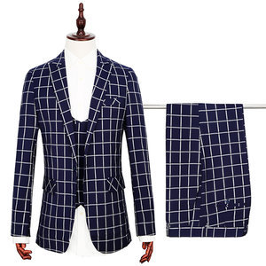 Formelle blazer pantalon plaid décontracté europe mariage