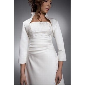 Taffetas blanc Chic | Moderne Bolero simple