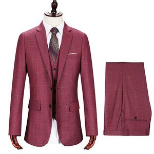 D'honneur hommes costume marque tuxedos masculino rouge