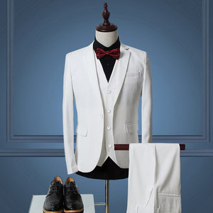 De luxe designer blanc costume mariage conceptions hommes costume