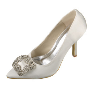 Chaussures de mariage taille réelle du talon 3.54 pouce formel talons hauts printemps eté