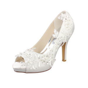 Chaussures de mariage plates-formes hauteur de plateforme 0.59 pouce talons hauts tendance