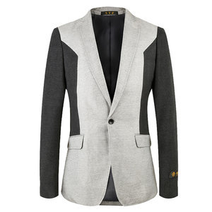 Slim fit décontracté nouveauté hommes blazer veste taille européenne