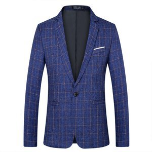 Hommes affaires costumes veste 5xl blazers plaid hommes