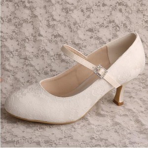 Chaussures de mariage élégant printemps taille réelle du talon 2.56 pouce