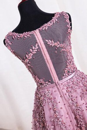 Robe fête de la rentrée sage facile textile en tulle appliques avec perles