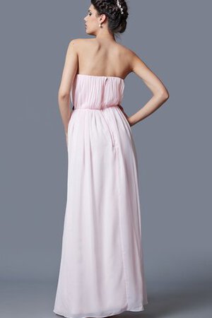 Robe de soirée ligne a ruché avec chiffon de bustier fermeutre eclair