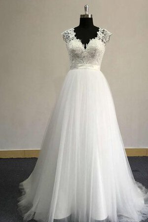 Robe de mariée intemporel facile v encolure a plage trou serre