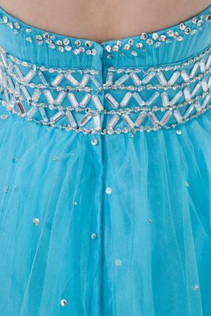 Robe de quinceanera manche nulle ligne a adapté avec perle