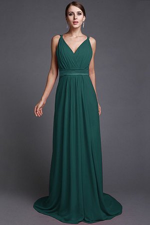 Robe demoiselle d'honneur naturel longue avec chiffon ligne a de lotus
