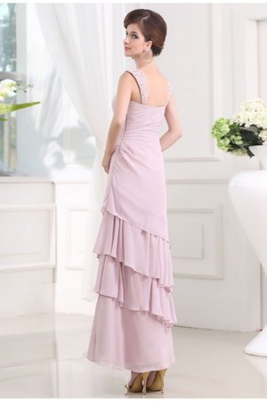 Robe de bal naturel longue bandouliere spaghetti de princesse avec chiffon