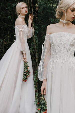 Robe de mariée séduisant appliques fermeutre eclair modeste mode