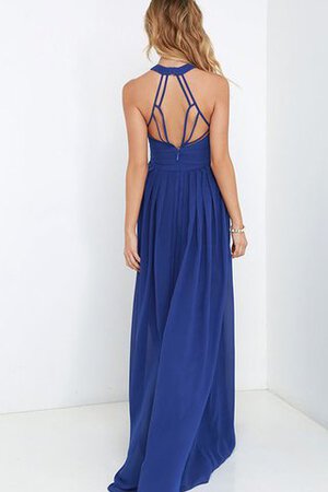 Robe demoiselle d'honneur plissage longue sexy simple avec chiffon