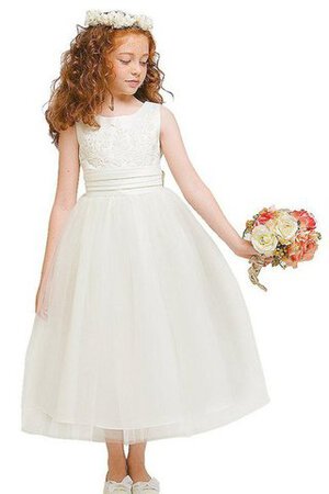 Robe cortège fille col en bateau avec nœud longueur mollet fermeutre eclair ligne a