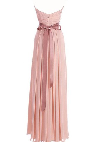 Robe demoiselle d'honneur plissé naturel col en forme de cœur ceinture en étoffe ligne a