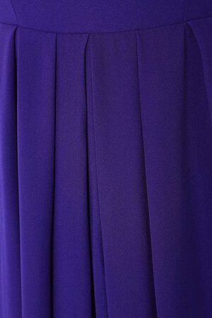 Robe demoiselle d'honneur longue facile avec sans manches avec chiffon