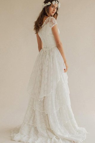 Robe de mariée femme branché classique décontracté col u profond en dentelle