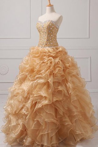 Robe de quinceanera longue fermeutre eclair equipé de jacket cordon en dentelle