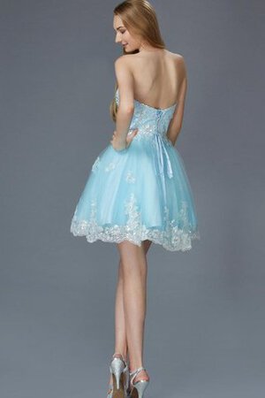 Robe de graduation bref de lotus avec perle en tulle manche nulle