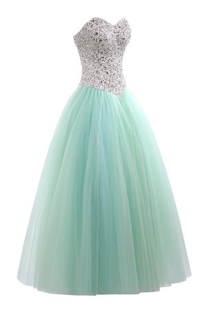 Robe de quinceanera facile sexy en tulle lache manche nulle