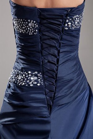 Robe de quinceanera textile taffetas de mode de bal avec perle ligne a ruché
