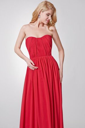 Robe demoiselle d'honneur derniere tendance de bustier avec chiffon ligne a manche nulle