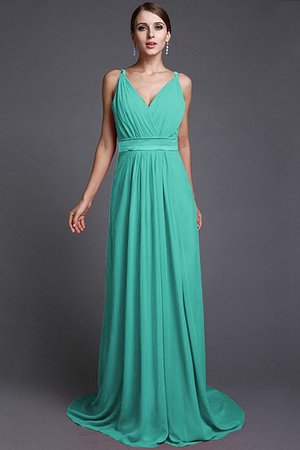 Robe demoiselle d'honneur naturel longue avec chiffon ligne a de lotus