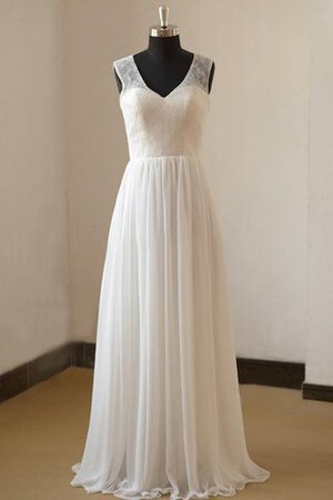 Robe de mariée attirent plissage naturel avec sans manches a plage