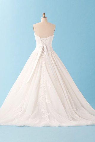 Robe de mariée longue jusqu'au sol decoration en fleur avec perle avec sans manches