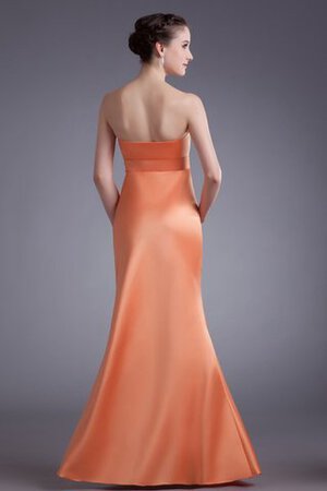 Robe de soirée longue de bustier ligne a manche nulle