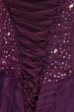 Robe douce seize a-ligne avec perle de mode de bal col en forme de cœur de lotus