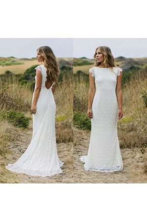 Robe de mariée delicat sexy simple de sirène avec décoration dentelle