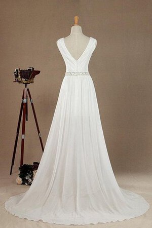 Robe de mariée facile informel avec décoration dentelle ligne a de traîne courte