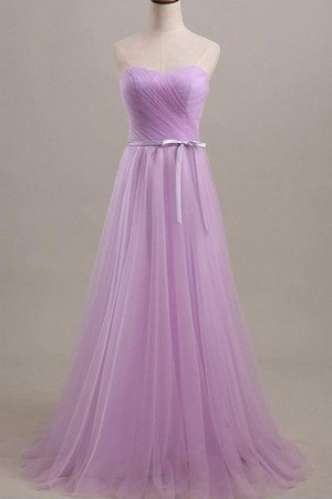 Robe demoiselle d'honneur naturel ceinture de princesse avec ruban ligne a