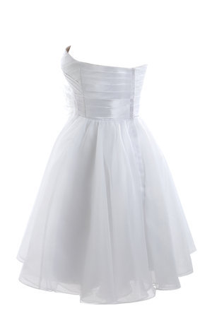 Robe de mariée classique romantique attirent en satin versicolor