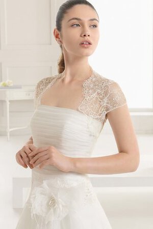 Robe de mariée solennelle distinguée romantique de bustier de traîne moyenne