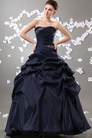 Robe de quinceanera de mode de bal avec perle de bustier ample de lotus