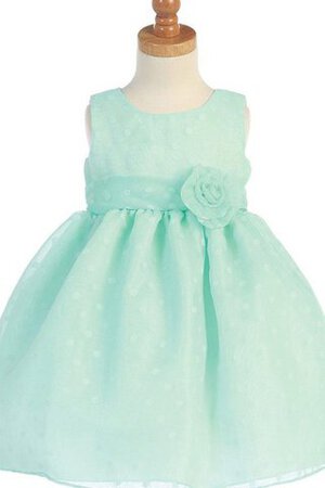 Robe cortège fille courte plissage manche nulle ligne a encolure ronde