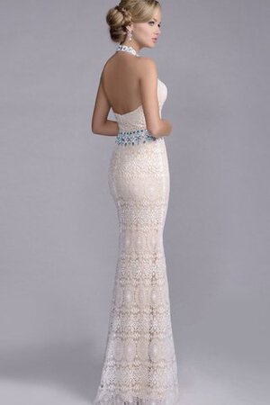 Robe de bal facile delicat intemporel manche nulle avec perle