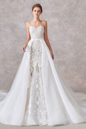 Robe de mariée en satin fermeutre eclair avant-gardiste a eglise sexy