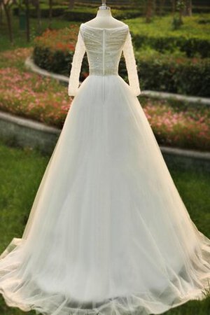 Robe de mariée plissé ruché avec perle de traîne courte v encolure